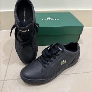 Lacoste Black Ortholite Shoes New